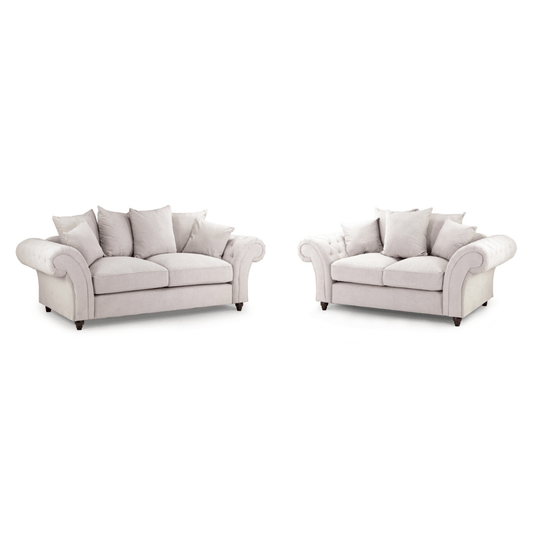 Windsor Full - back Stone 3+2 Sofa Set - Furniturezone