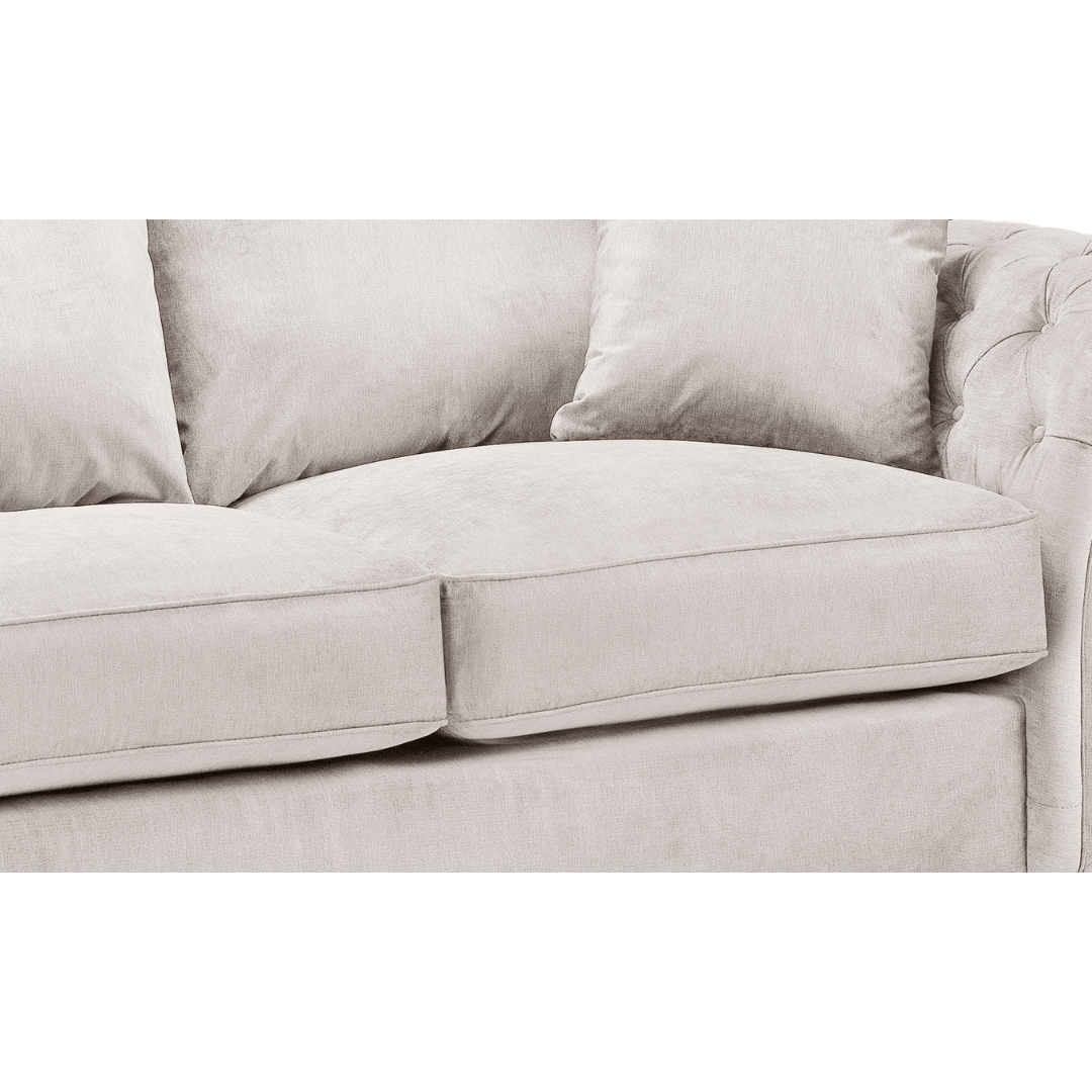 Windsor Full - back Stone Four Seater Sofa - Furniturezone