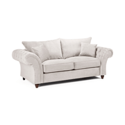 Windsor Full - back Stone Three Seater Sofa - Furniturezone