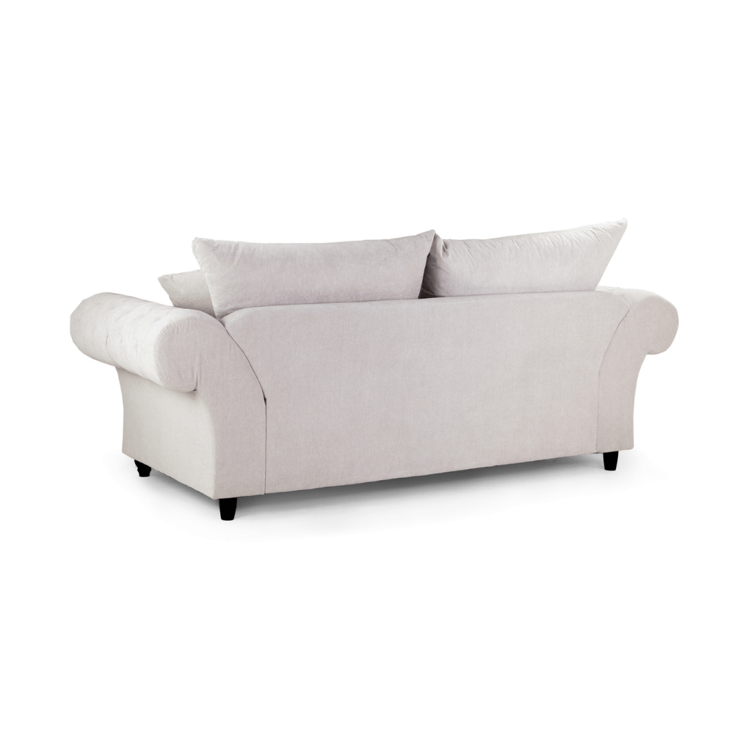 Windsor Full - back Stone Three Seater Sofa - Furniturezone