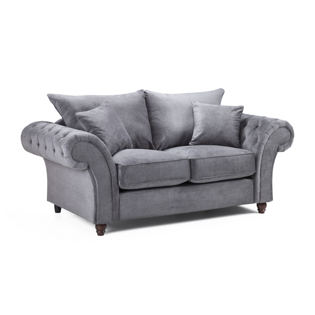 Windsor Full-back Grey 3+2 Sofa Set