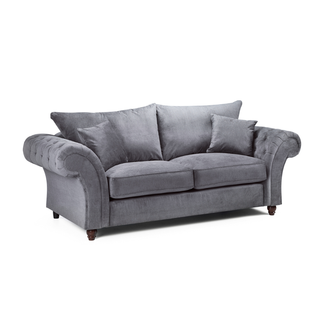 Windsor Full-back Grey 3+2 Sofa Set