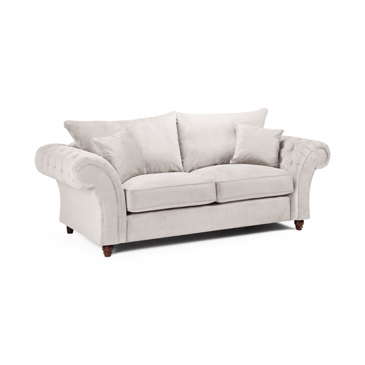 Windsor Fullback Stone Three Seater Sofa