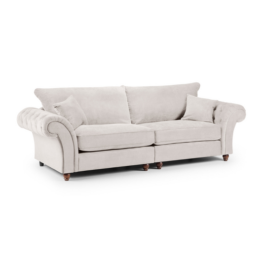 Windsor Fullback Stone Four Seater Sofa