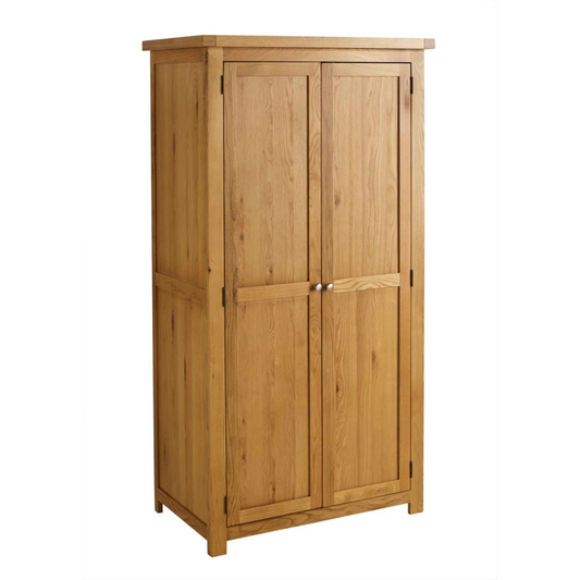 Woburn 2 Door Oak Wardrobe