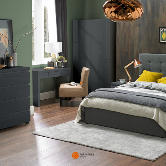 Puro Charcoal Bedroom Set