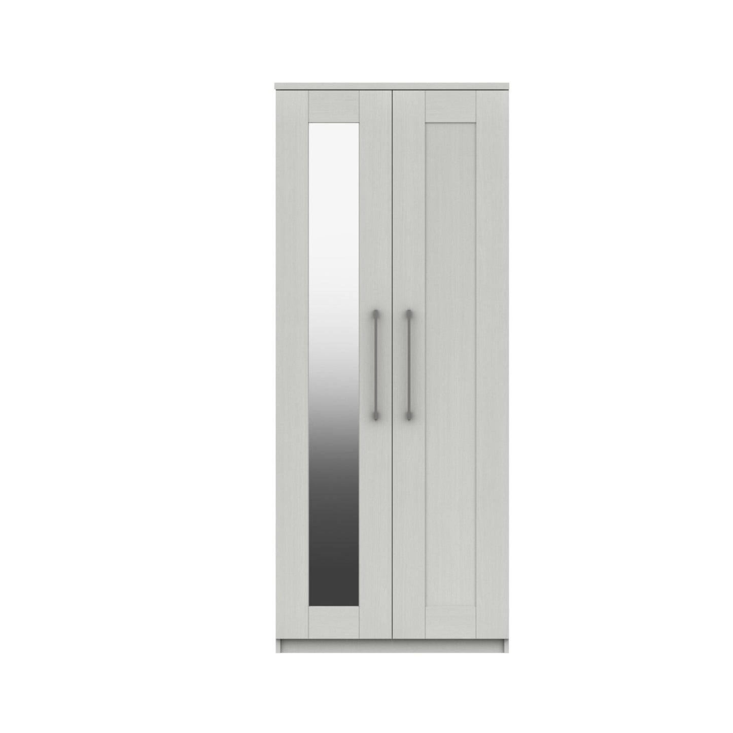 Stoke 2 Door Mirrored Wardrobe (Delivered Assembled)