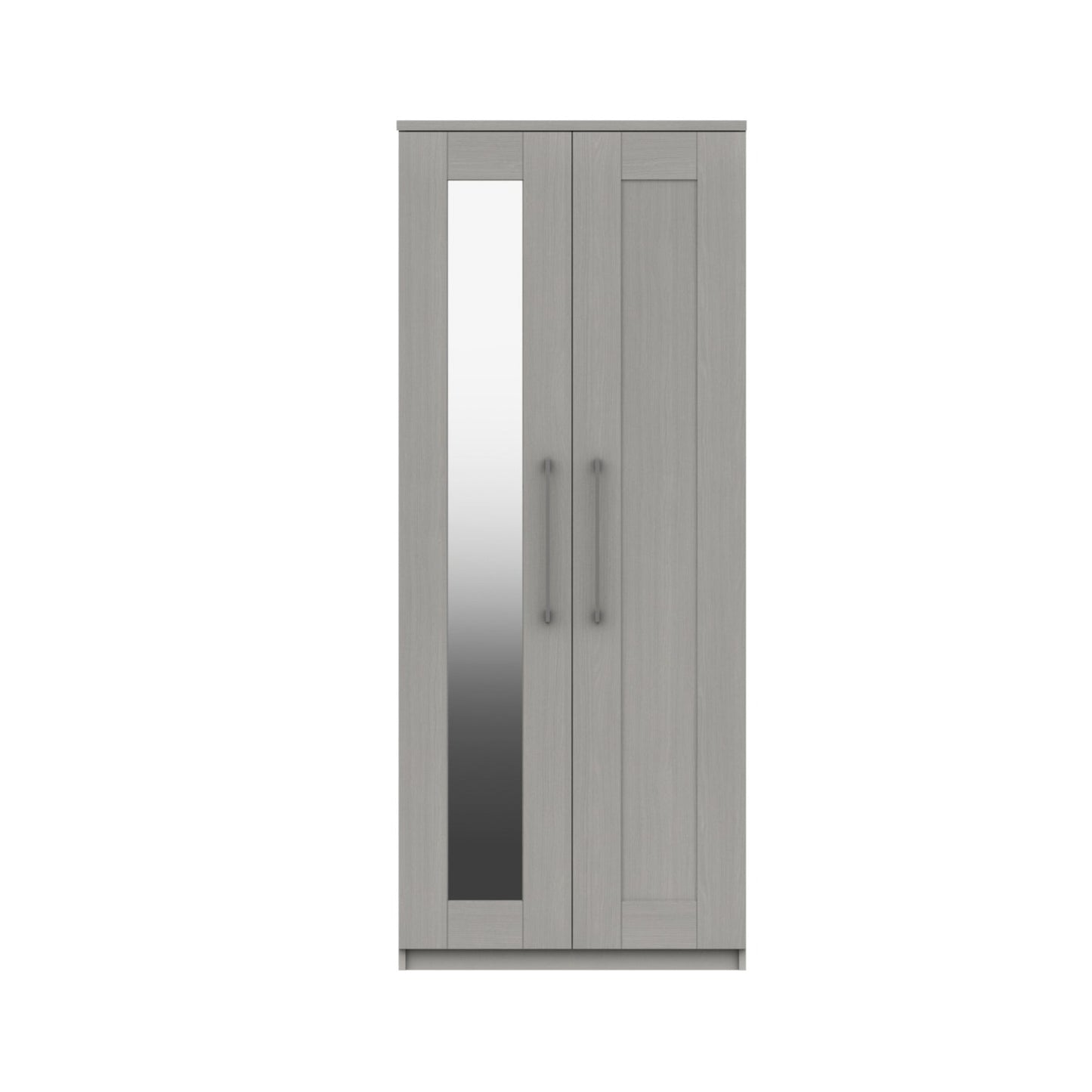 Stoke 2 Door Mirrored Wardrobe (Delivered Assembled)