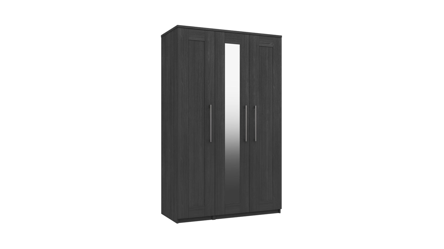 Stoke 3 Door Mirrored Wardrobe (Delivered Assembled)