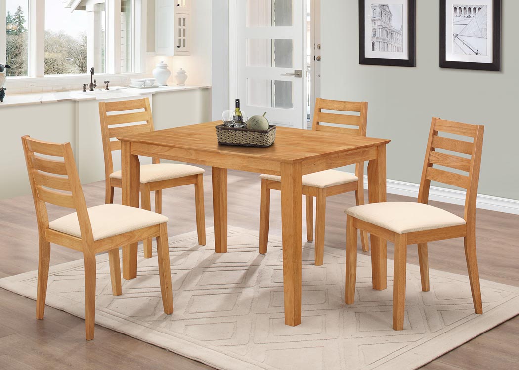 Maryland Rubber-Wood Dining Table Set