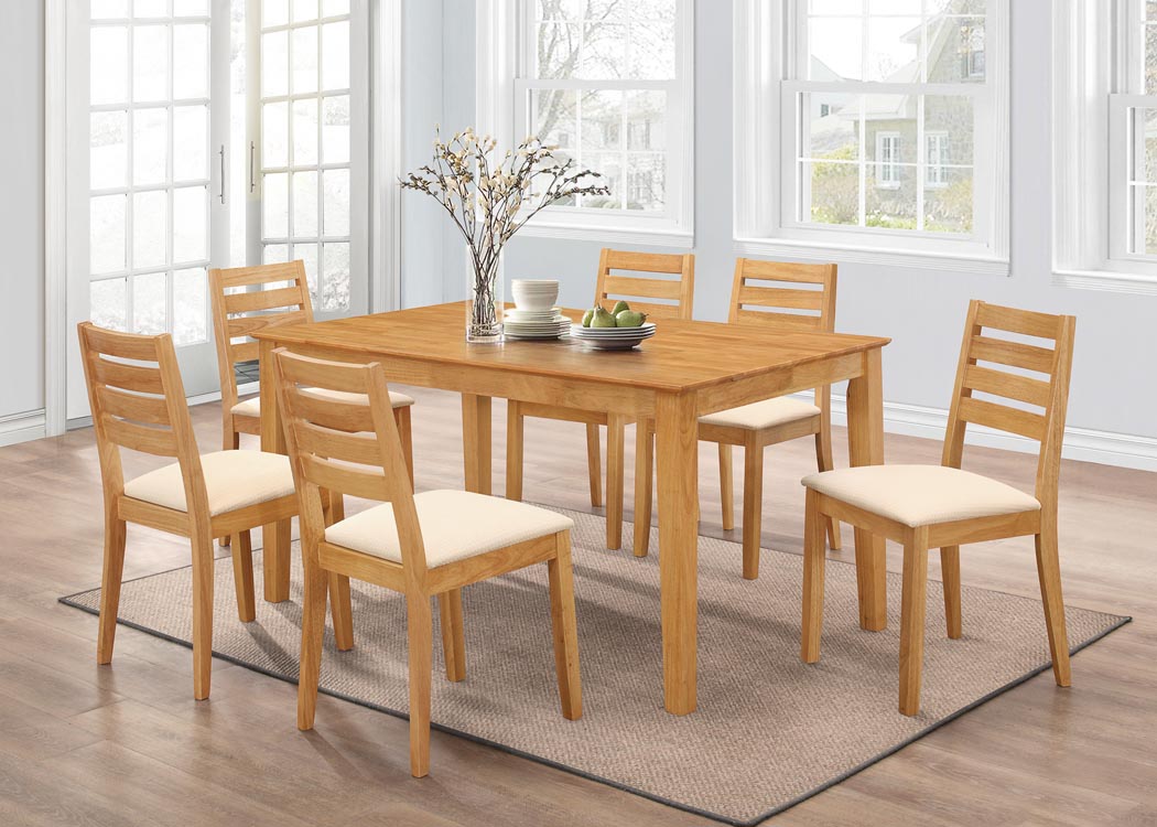 Maryland Rubber-Wood Dining Table Set
