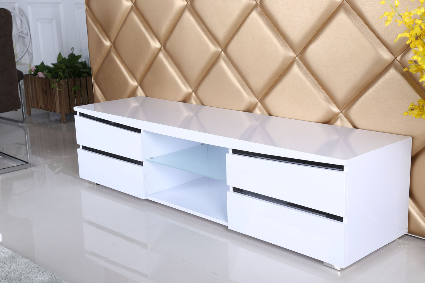 Leona 4 Drawer TV Stand