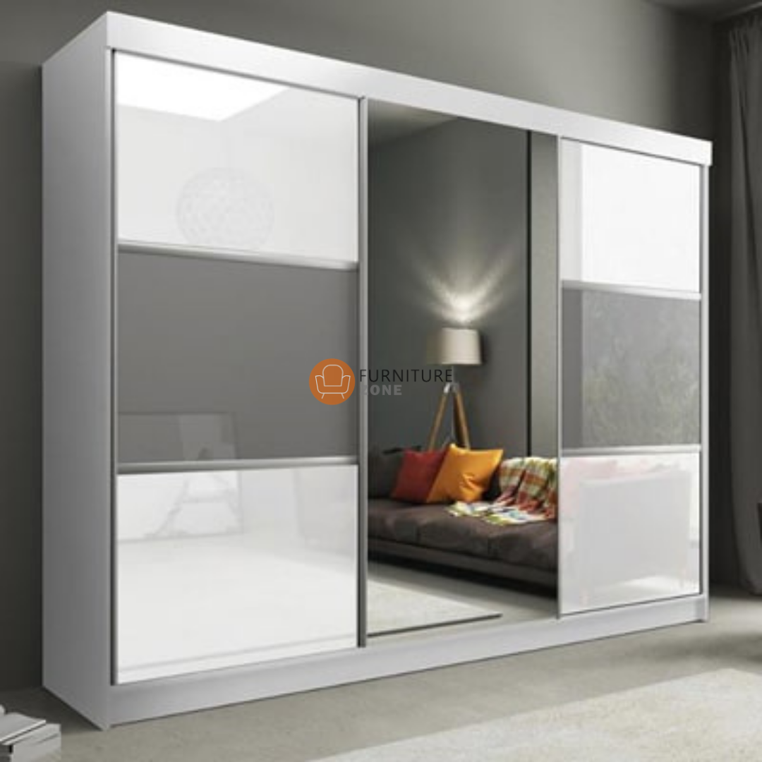 Doria Triple 250cm Sliding Wardrobe