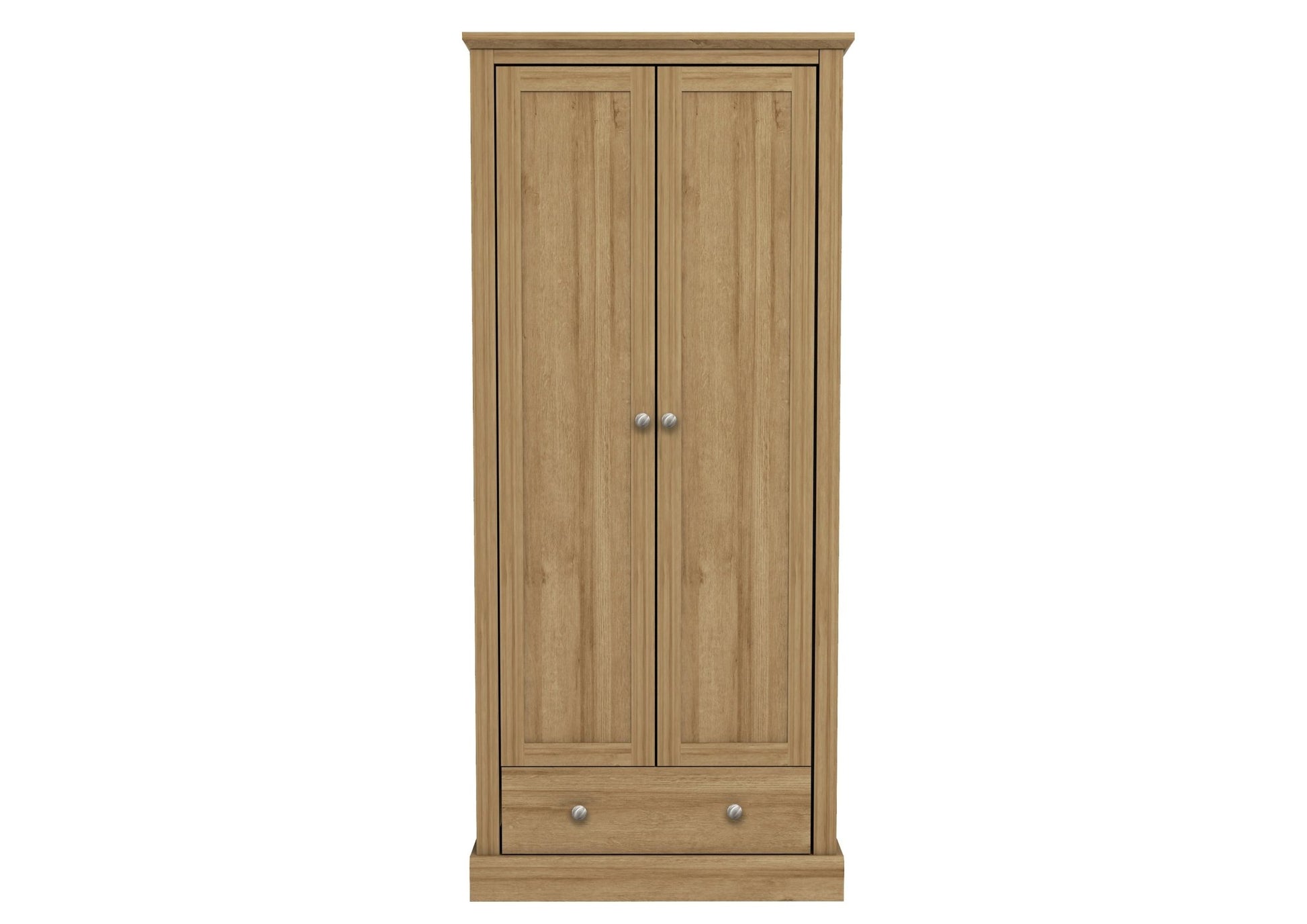 Devon 2 Door 1 Drawer Wardrobe - Furniturezone