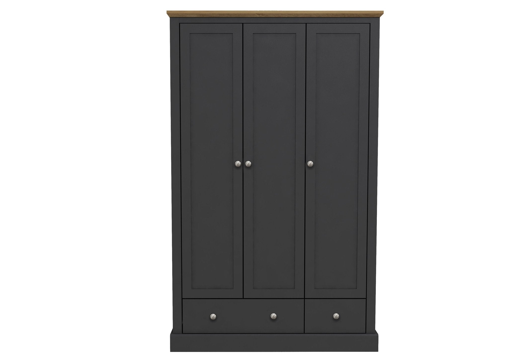 Devon 3 Door Wardrobe - Furniturezone