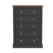 Devon 5 Drawer Chest - Furniturezone