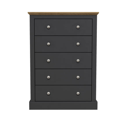 Devon 5 Drawer Chest - Furniturezone