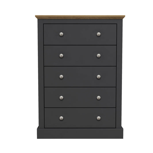 Devon 5 Drawer Chest - Furniturezone