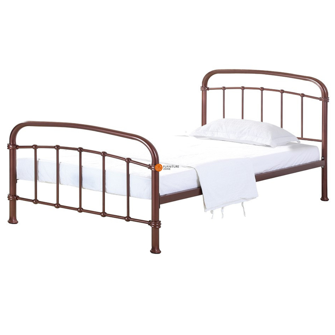 Derwent Metal Bed Frame - Copper & Black