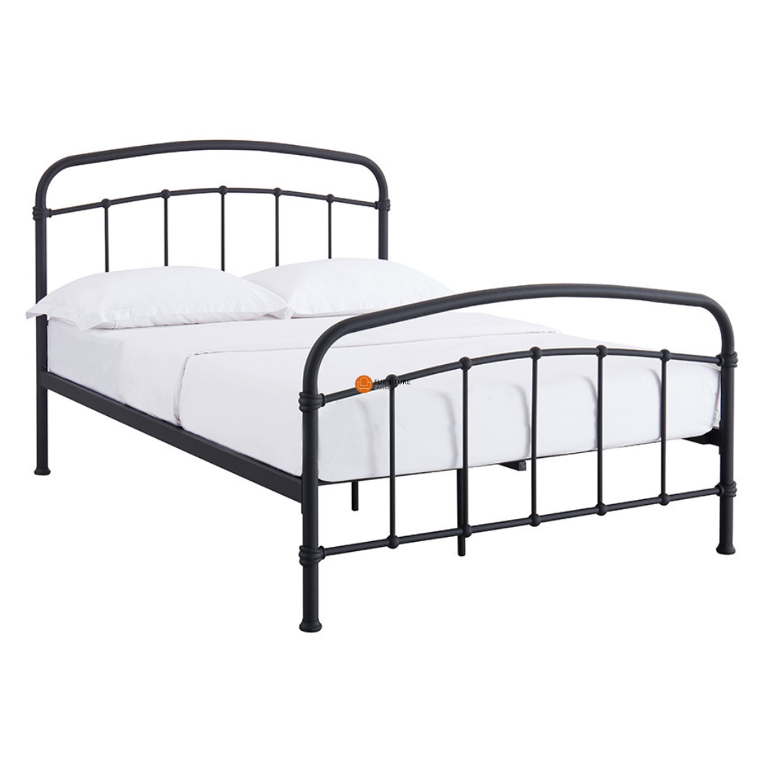 Derwent Metal Bed Frame - Copper & Black