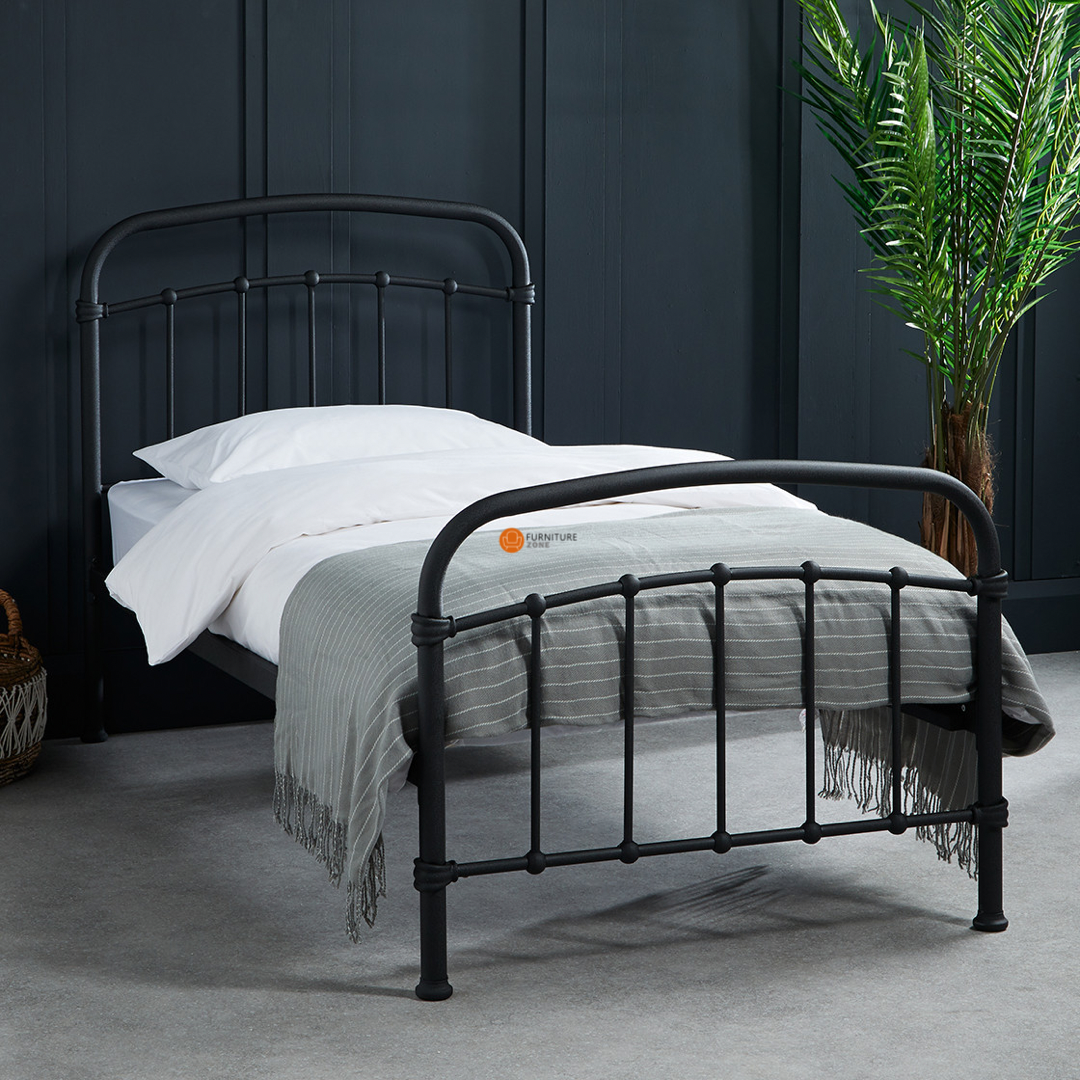 Derwent Metal Bed Frame - Copper & Black