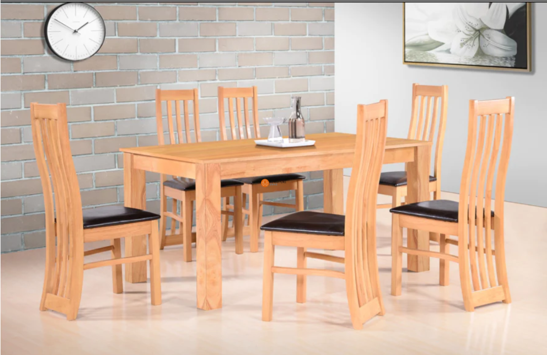 Khave Solid Oak Extendable Dining Set