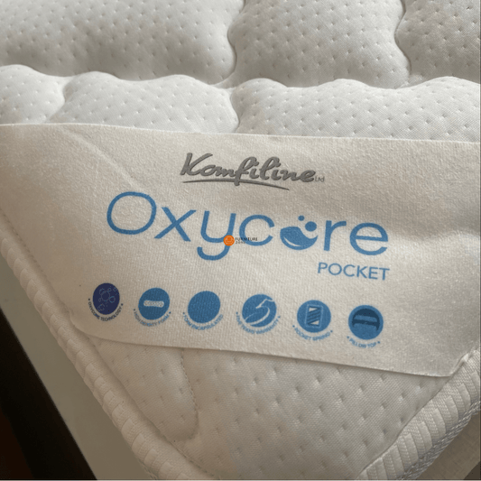 KOMFILINE Oxycore 1000 Pocket Pillow Top Memory Foam Mattress MEDIUM - FIRM FEEL - Furniturezone