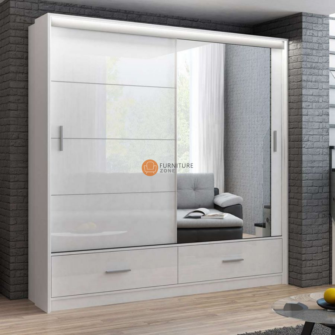 Delsie 208cm Sliding Wardrobe