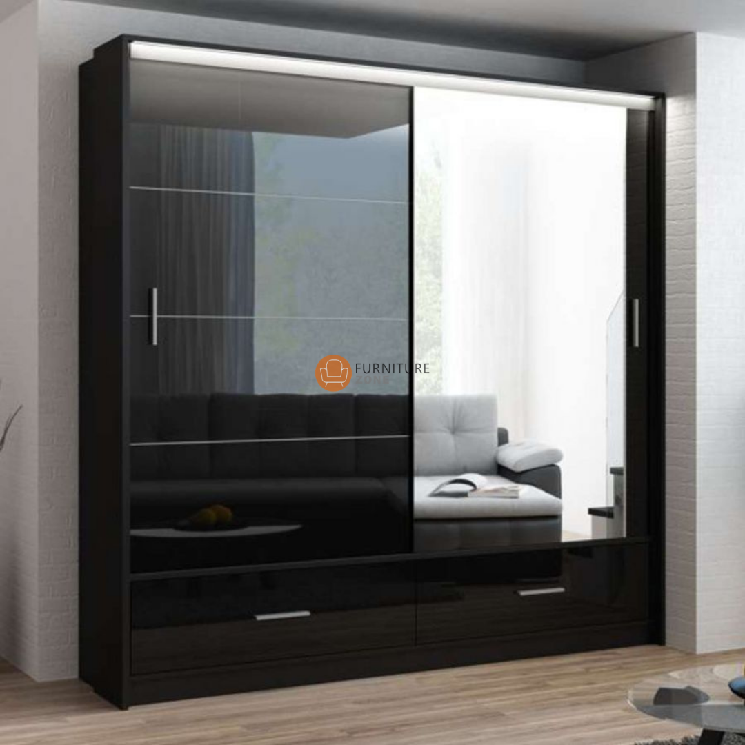 Delsie 208cm Sliding Wardrobe