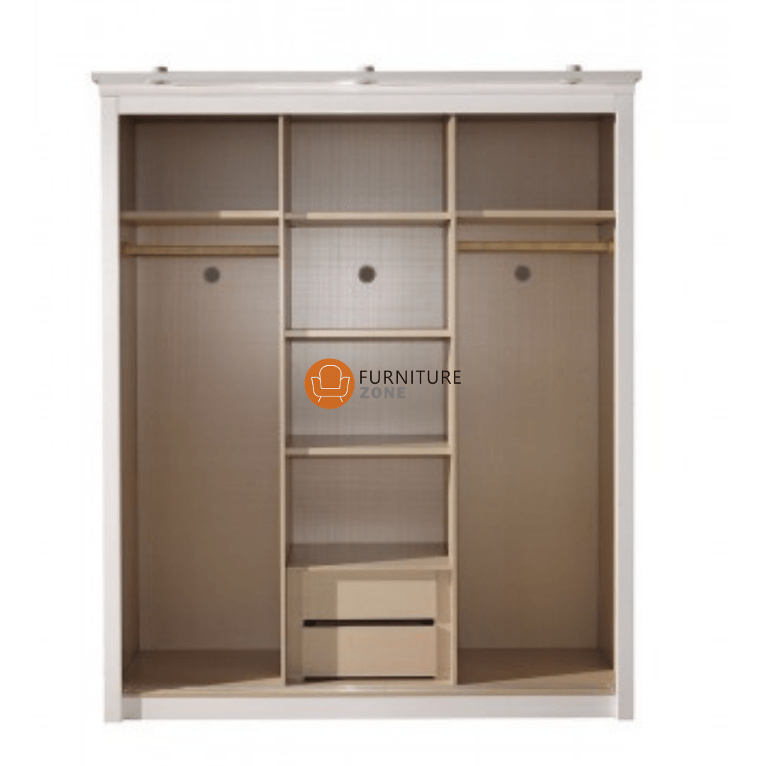 Myra High Gloss LED Sliding Wardrobe - Furniturezone
