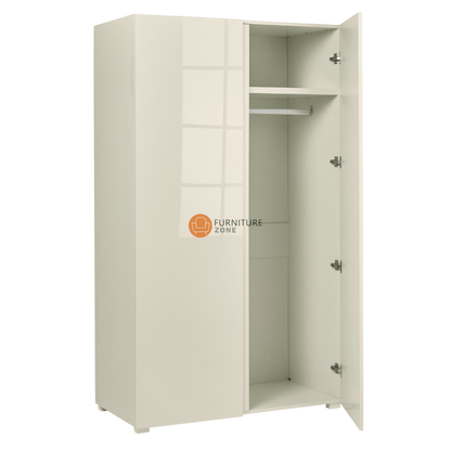 Puro Cream 2 Door Wardrobe - Furniturezone