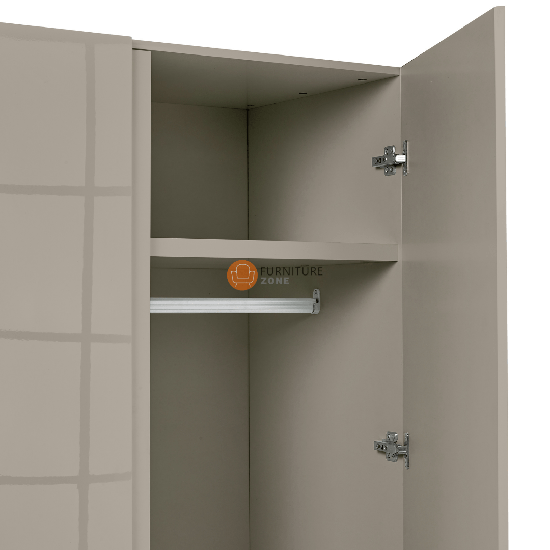 Puro Stone 2 Door Wardrobe - Furniturezone