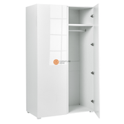 Puro White 2 Door Wardrobe - Furniturezone