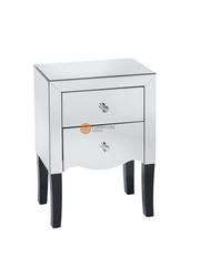 Rima 2 Drawer Bedside - Furniturezone