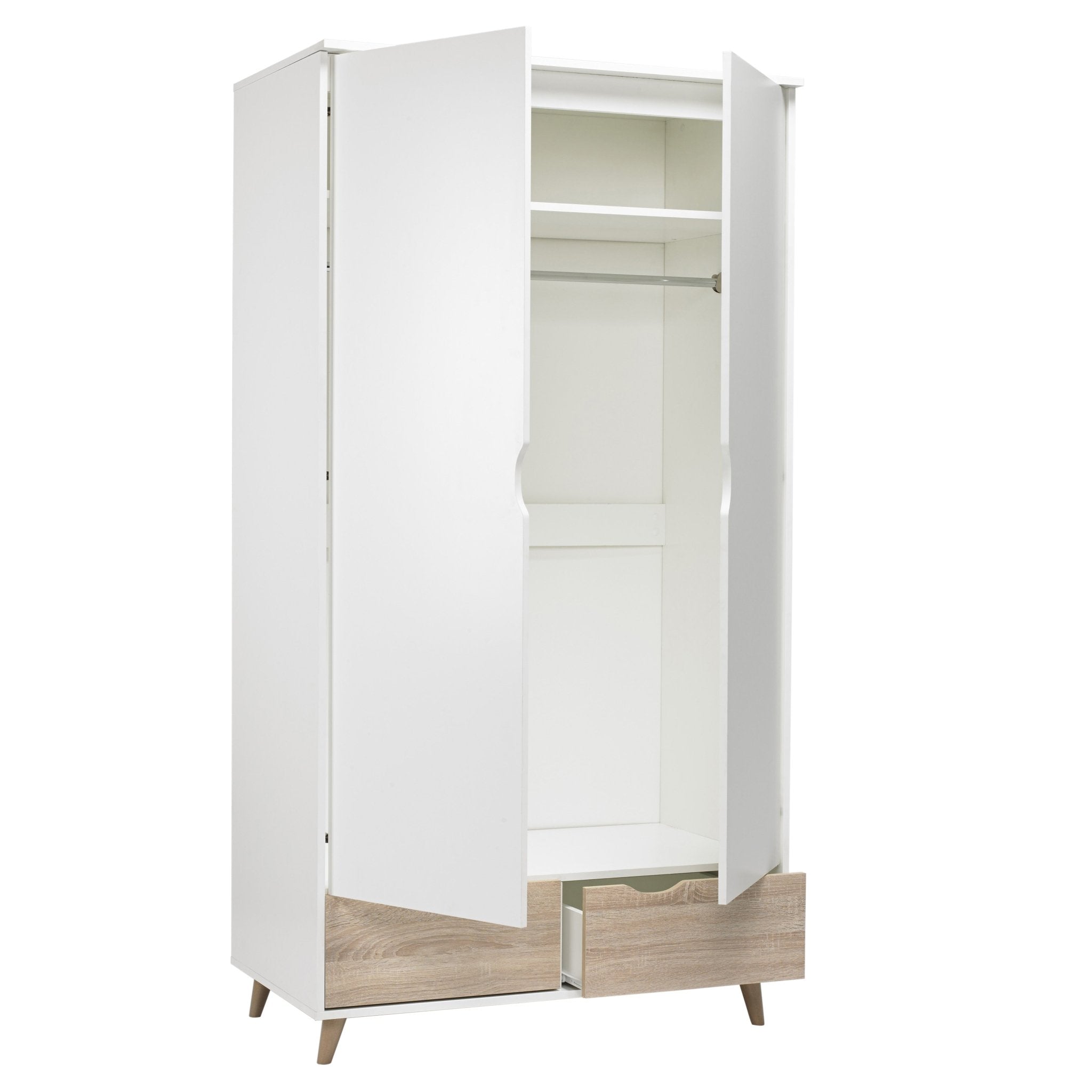 Skand Two Door Wardrobe - Furniturezone