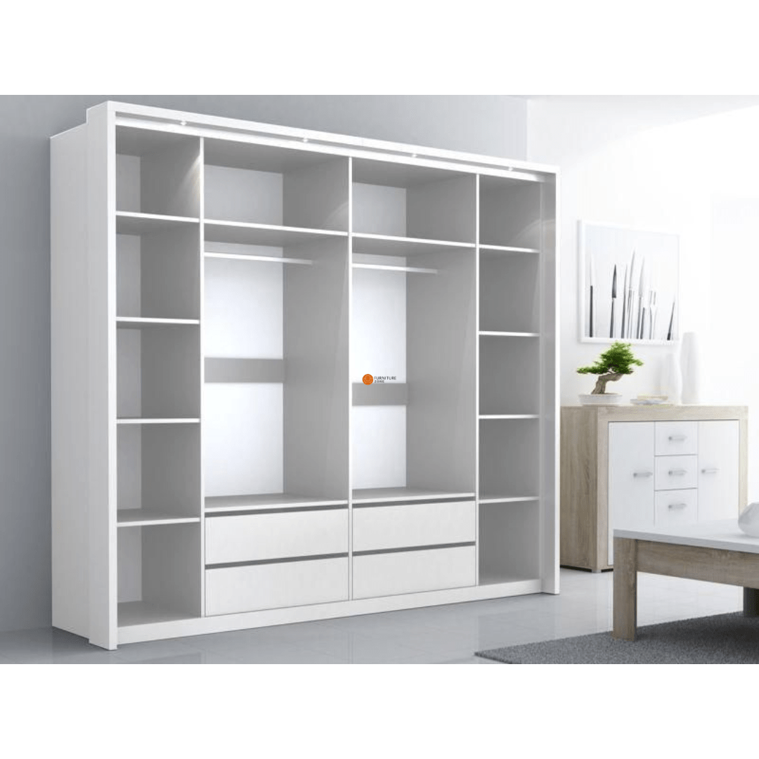 Vista Bi - folding Wardrobe - Furniturezone