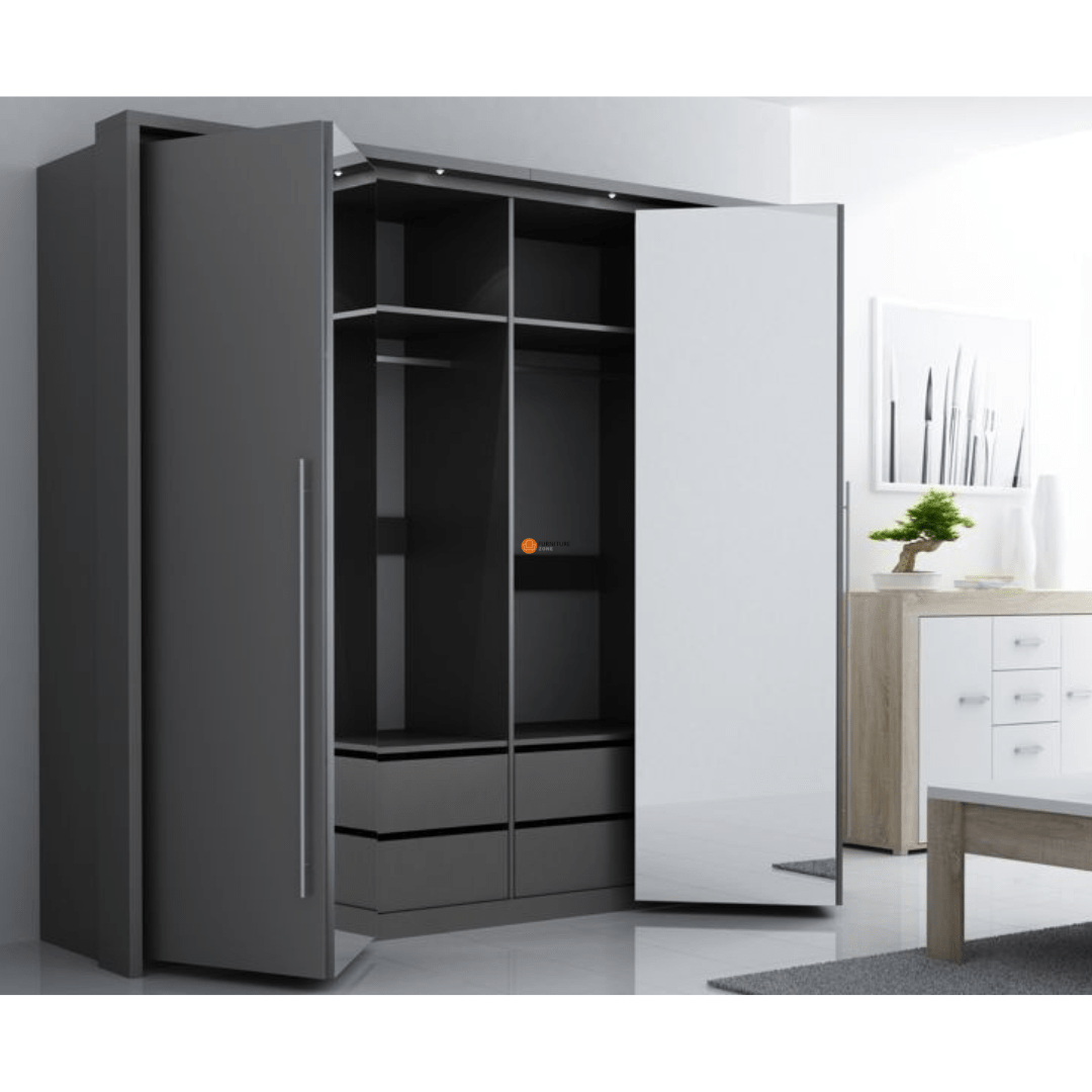 Vista Bi - folding Wardrobe - Furniturezone