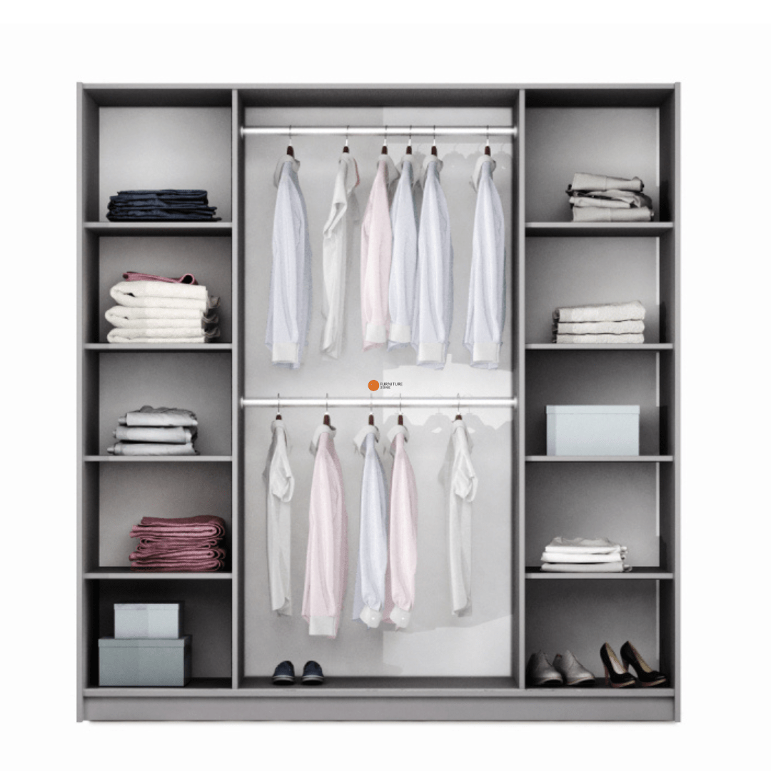 Vista Bi - folding Wardrobe - Furniturezone